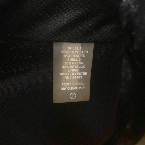 Calvin Klein Elegant Black Evening maxi  Dress Size 8 - Picture 9 of 12